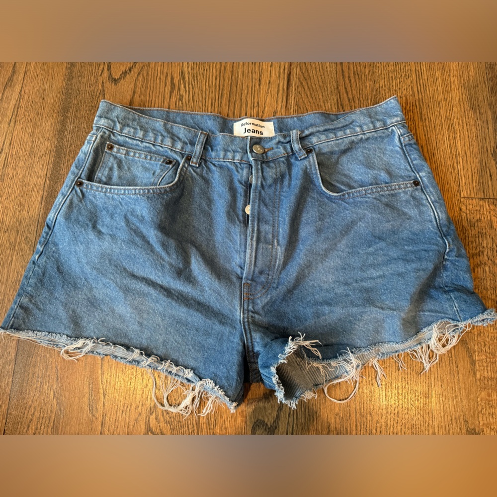 Reformation Jeans Dixie High Rise Jean Short